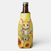 3 van 17 Zonnebloementuin Miceville Flesjeskoeler (Fles Voorkant)