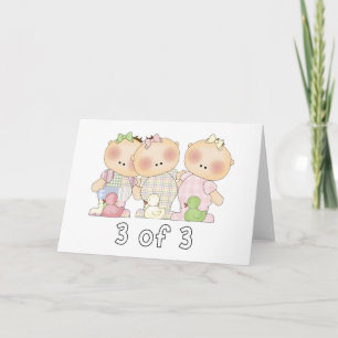 3 van 3 Drietal Cuties Kaart