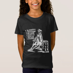 3 vaten 2 Harten 1 Dream Barrel Racing T-shirt