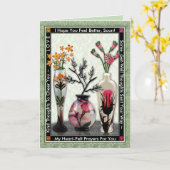 3 vazen kaart (Gele Bloem)