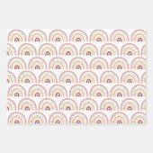 3 vellen pakpapier - selectie van regenbogen (Voorkant 2)