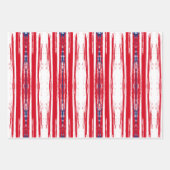 3 Verpakkende Document Bladen  Leuke Amerikaanse S Inpakpapier Vel (Voorkant 3)