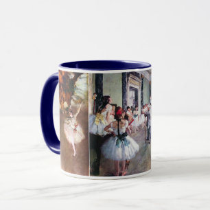 3 Verschillende Ballet Ballerinas door Edgar Degas Mok