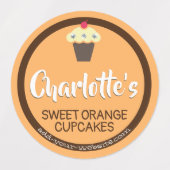 3 Verschillende cupcake Schattige baklabels Favor  Labels (Design 1)