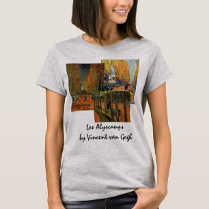 3 verschillende van Gogh Les Alyscamps kunst T-shirt