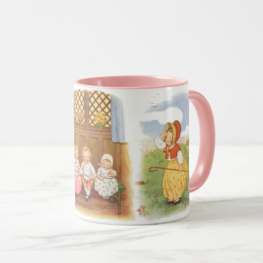 3 verschillende Vintage kinderrijmpjes van Mary La Mok (Voorkant rechts)