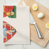 3 Verschillende Zoete Oude Hartjes Voor Valentijns Theedoek (Quarter Fold)