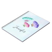 3 Waterverf van astel Butterflies Notitieboek (Linkerzijde)