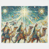 3 Wijze mannen Fleece Deken (Voorkant (Horizontaal))