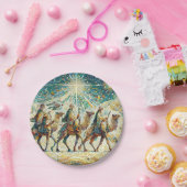 3 Wijze mannen Papieren Bordje (Feest)