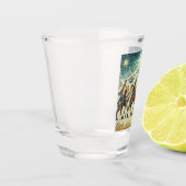 3 Wijze mannen Shot Glas (Links)
