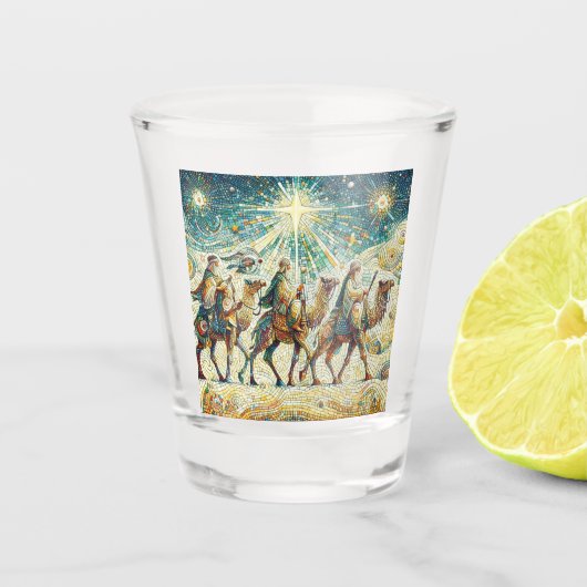 3 Wijze mannen Shot Glas (Voorkant)