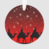 3 wijze mannen versieren ornament (voorkant)