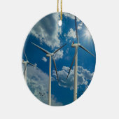 3 windturbines keramisch ornament (Rechts)