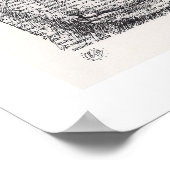 3 Wise-apen Chinees nieuwjaarsdierentuin Poster (Hoek)