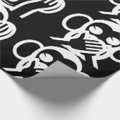 3 Wise Monkeys Emoji Cadeaupapier (Hoek)