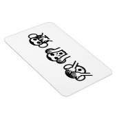 3 Wise Monkeys Emoji Magneet (Rechterzijde)