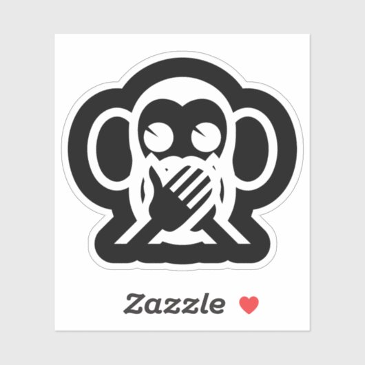 3 Wise Monkeys Iwazaru 言 ざ る Emoji Sticker (Vel)