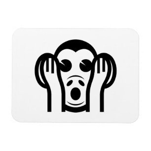 3 Wise Monkeys Kikazaru 聞 ざ horen る GEEN Kwaad Emo Magneet