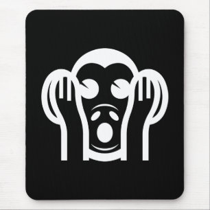 3 Wise Monkeys Kikazaru 聞 ざ horen る GEEN Kwaad Emo Muismat