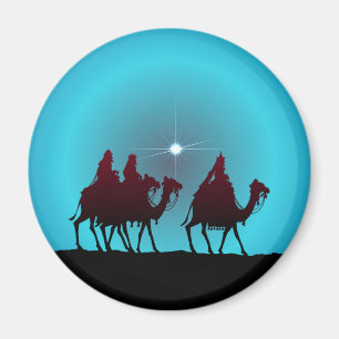 3 WISEMEN EN STAR van SHARON SHARPE Magneet