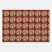 3 WP Chine papier coupé Rat avec raisin Choisir la (Devant 2)