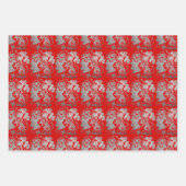 3 WP Chinois papier coupé mignon Rat grape Choisir (Devant 3)