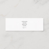 3" x 1" Mini Kaart Visitekaartje (Achterkant)