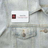 3 x 2 magneet achternaam tag (In situ)