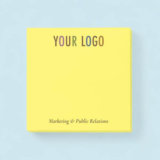 3 x 3 Aangepaste Post-it® notes met Bedrijf Logo