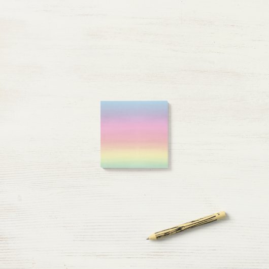 3 x 3 inch Post-it® notes regenboog (Op bureau)