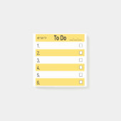 3" x 3" Post-it® Notes ToDo (Devant)