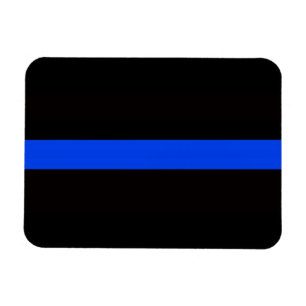 3 X 4 THIN BLUE LINE MAGNET MAGNEET