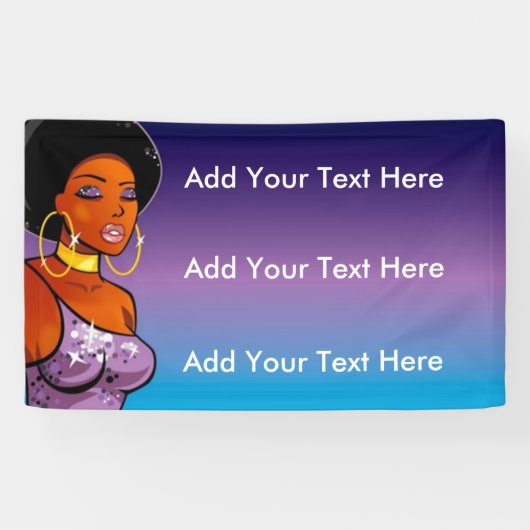 3' x 5' bannière d'Afrocentric (Horizontal)