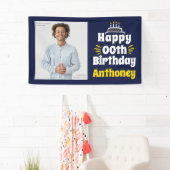 3’ x 5’ Happy Birthday elk jaar foto-banner Spandoek (Insitu)