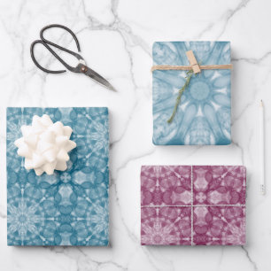 3 x feuilles de papier d'emballage