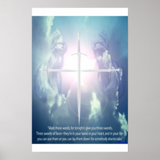 3 zwaard poster