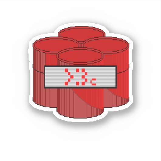 >:3c explosieven sticker (Voorkant)
