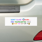 3c.Geef B.O. geen schuld. Bumpersticker (Op auto)