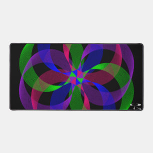 3D 2D Hybride Geometrische Muismat Mat