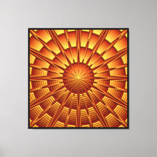 3D Abstract artikel 2A Canvas Afdruk