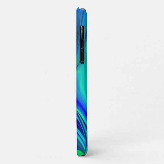 3D Abstract in groen blauw paars Case-Mate iPhone Case (Achterkant/links)