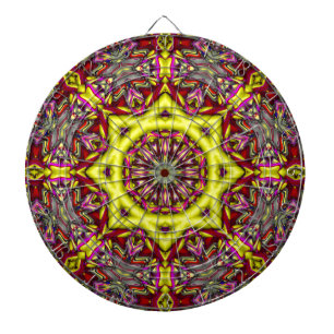 3d abstract patroon dartbord