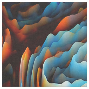 3D Abstracte Kunst 20A-20B Opties Aangepaste Stoff Stof