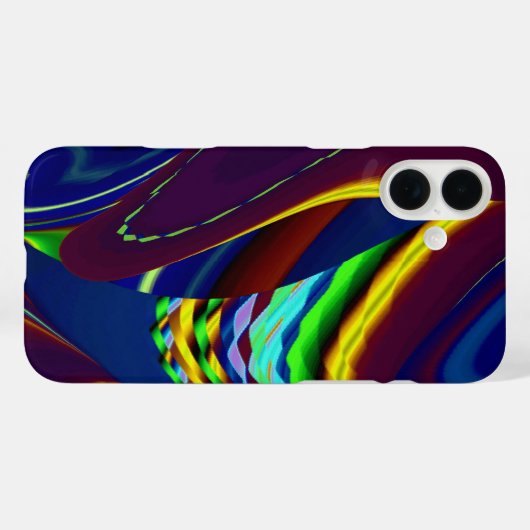 3D Abstracte regenboogkunst Case-Mate iPhone Case (Achterkant (horizontaal))