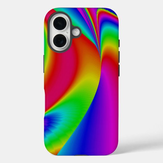 3D Abstracte regenboogkunst Case-Mate iPhone Case (Achterkant)