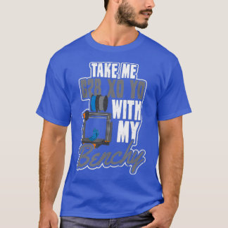 3D-afdrukontwerp: bewaar me thuisBenchyke cadeautj T-shirt