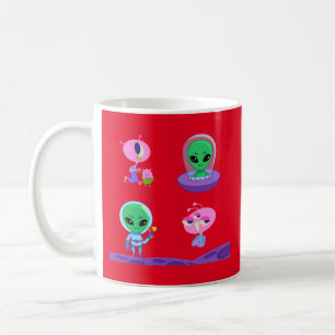 3D Alien Character Design Koffiemok