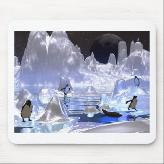 3d-art pinguïn vakantie muismat