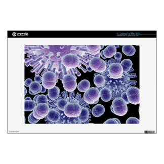 3d Bacterirus Decal Voor 13" Laptop